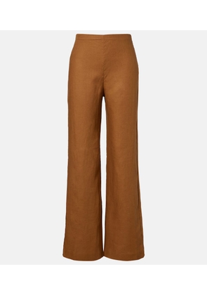 Faithfull Ilride linen wide-leg pants