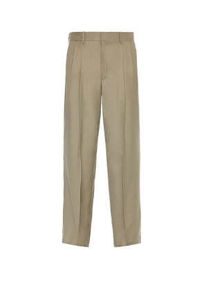 The Row Zev Pant in Military Beige - Brown. Size 30 (also in 32, 36).