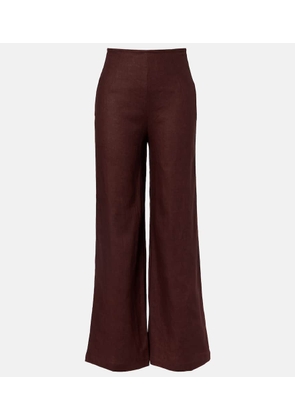 Faithfull Syna linen wide-leg pants