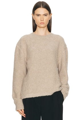 The Row Leorina Top in Beige - Beige. Size L (also in M, XS).