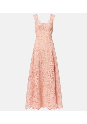 Oscar de la Renta Guipure lace cocktail dress
