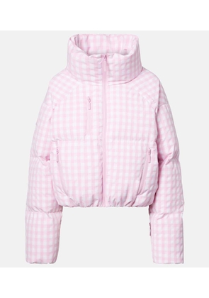 Cordova Cortina gingham down ski jacket