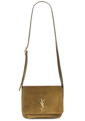 Saint Laurent Niki Besace Bag in New Barley - Olive. Size all.