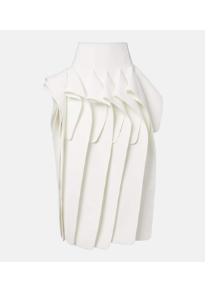 Maticevski Streaming draped midi skirt