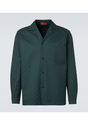 Gucci GG cotton-blend canvas shirt
