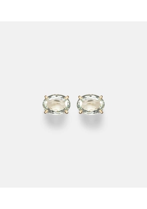 Shay Jewelry 18kt gold earrings with amethyst and diamonds