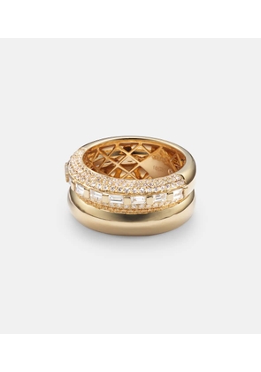 Shay Jewelry Orbit 18kt gold ring with diamonds