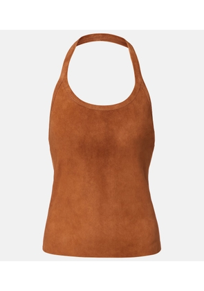 Stouls Cherry suede minidress