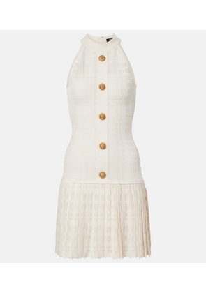 Balmain Checked minidress