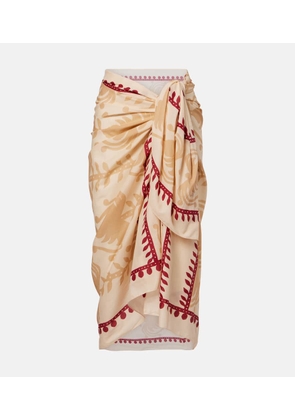 Johanna Ortiz Prismatic Flow cotton beach cover-up