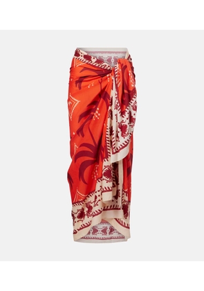 Johanna Ortiz Dance Of printed cotton beach cover-up