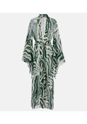 Johanna Ortiz Printed beach cover-up