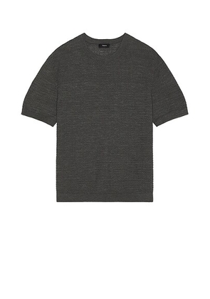 Theory Kolben Tee in Carbon - Grey. Size L (also in ).