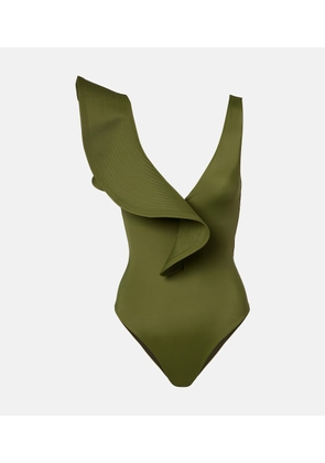 Johanna Ortiz Boleros ruffled swimsuit