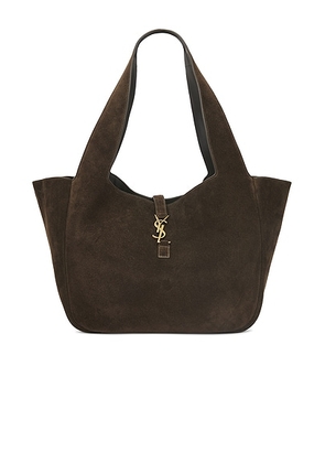 Saint Laurent Bea Tote Bag in Light Musk - Brown. Size all.