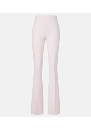 Safiyaa Alexa high-rise crepe flared pants