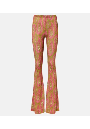 Etro Paisley flared pants