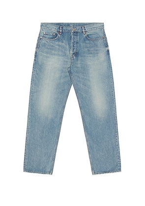 Saint Laurent Long Mick Jean in Nonza Blue - Blue. Size 30 (also in 32, 33, 34).