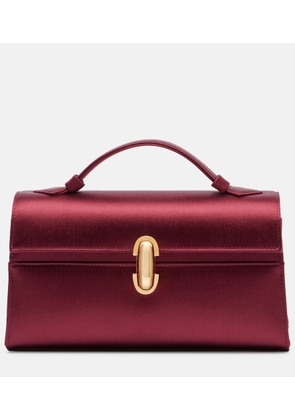 Savette Symmetry satin clutch