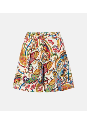 Etro Cotton-blend jacquard Bermuda shorts