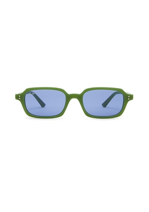 Ray-Ban Zuri Bio-Based Sunglasses in Cloudy Jungle - Green. Size all.