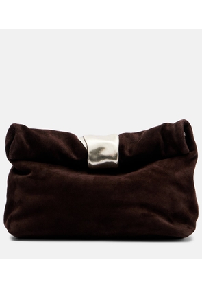 Staud Cuff suede clutch