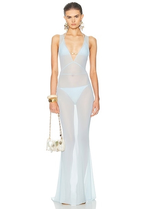 Shani Shemer Lilibeth Maxi Dress in Baby Blue - Baby Blue. Size M (also in XS).