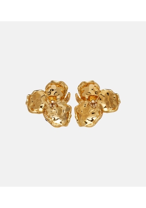 Oscar de la Renta Blossom crystal-embellished earrings