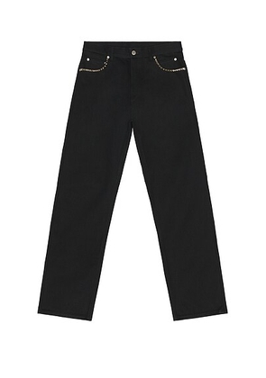 TAKAHIROMIYASHITA The Soloist Studs Loose Fit Jeans in Black - Black. Size 30 (also in ).