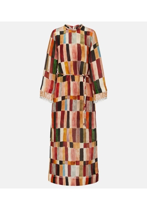 Alemais x LRNCE Marjorelle linen and silk maxi dress