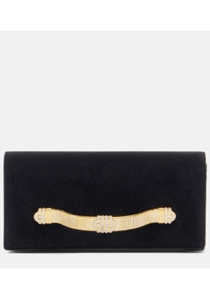 Bvlgari Bvlgari Tubogas velvet clutch