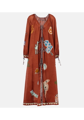 Alemais x LRNCE Laurence ramie and cotton maxi dress