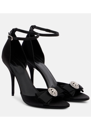 Balenciaga Avenue Palazzo 110 satin sandals