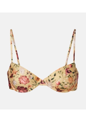 Agua by Agua Bendita Magdalena floral bikini top