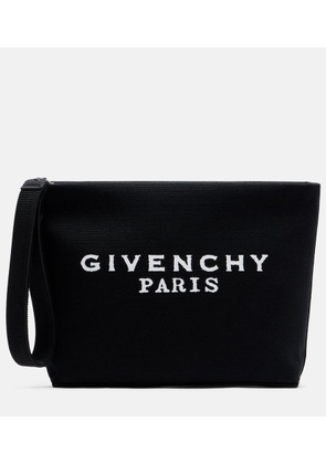 Givenchy Logo canvas pouch