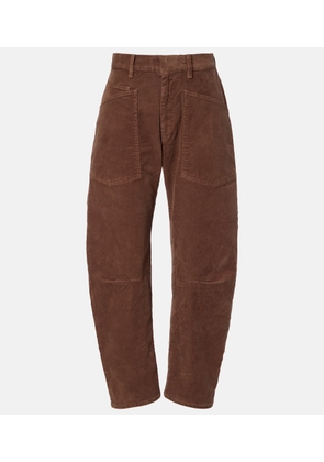 Nili Lotan Shon corduroy barrel-leg pants