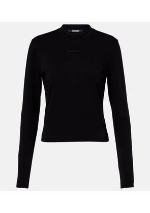 Jacquemus Logo cotton-blend jersey T-shirt