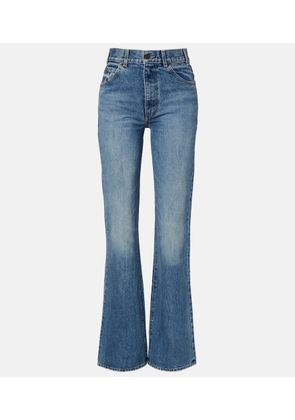 Nili Lotan Joan mid-rise straight jeans