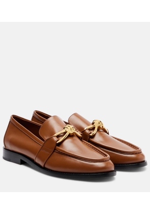 Bottega Veneta Astaire Knot leather loafers