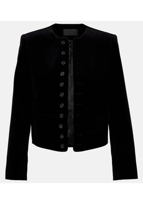 Nili Lotan Patti cotton velvet jacket
