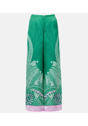 Poupette St Barth Clea printed wide-leg pants