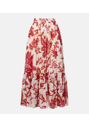 Etro Paisley cotton maxi skirt