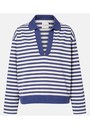 Posse Haisley striped cotton polo shirt