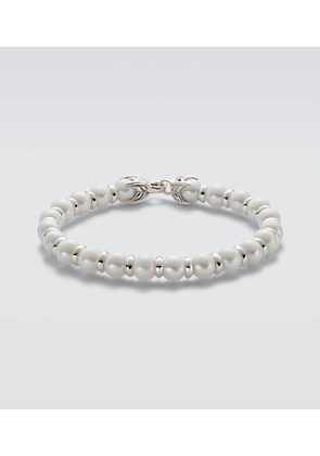 David Yurman Pearls and sterling silver bracelet