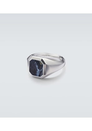 David Yurman StreamlineÂ® sterling silver ring with pietersite