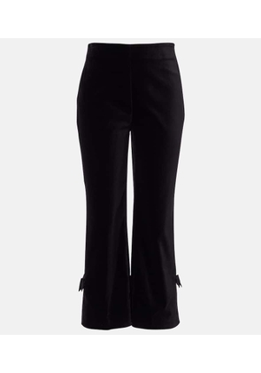 Posse Quincy cotton velvet cropped pants