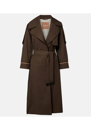 Max Mara The Cube cotton-blend twill trench coat