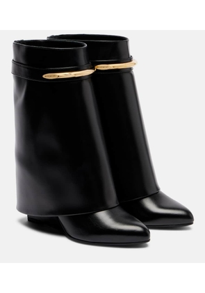 Givenchy Shark 95 leather mid-calf boots