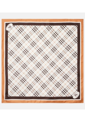 Burberry Burberry Check silk twill scarf