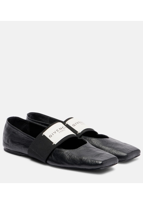 Givenchy Sliced Square leather ballet flats
